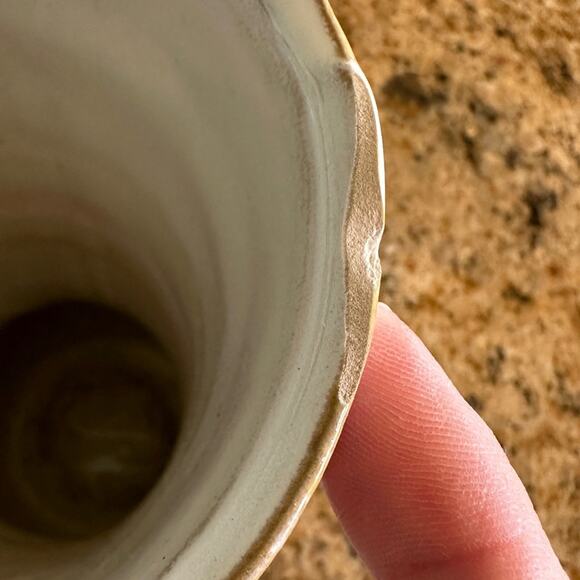 2 Handled crock vase‎ - Picture 6 of 9